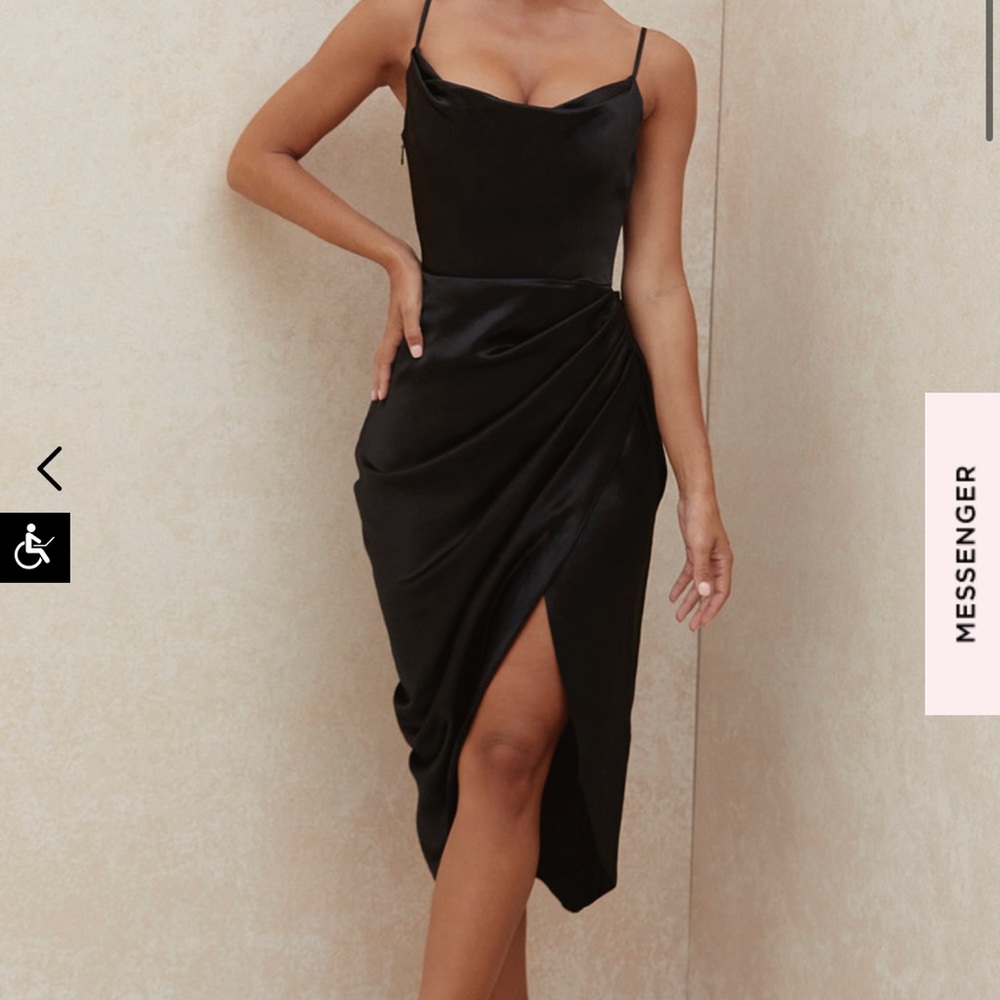 HouseofCB Corset Black Dress